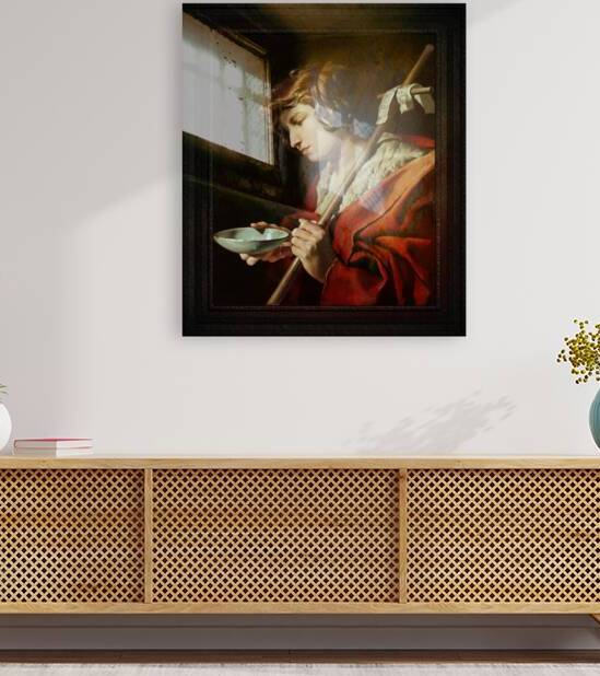 St John the Baptist by Matthias Stom Classical Xzendor7 Old Masters Reproductions by xzendor7