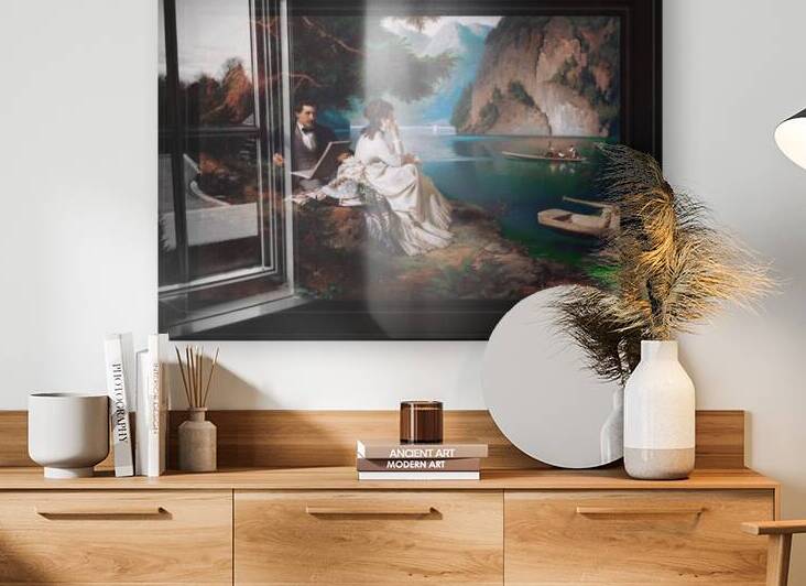 Leisure Time by Ludwig Thiersch-Niedziela Fine Art Xzendor7 Old Masters Reproductions by xzendor7