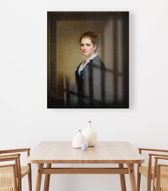 Portrait of Jennie Walters Delano by George Augustus Baker Jr. Fine Art Xzendor7 Old Masters Reproductions by xzendor7