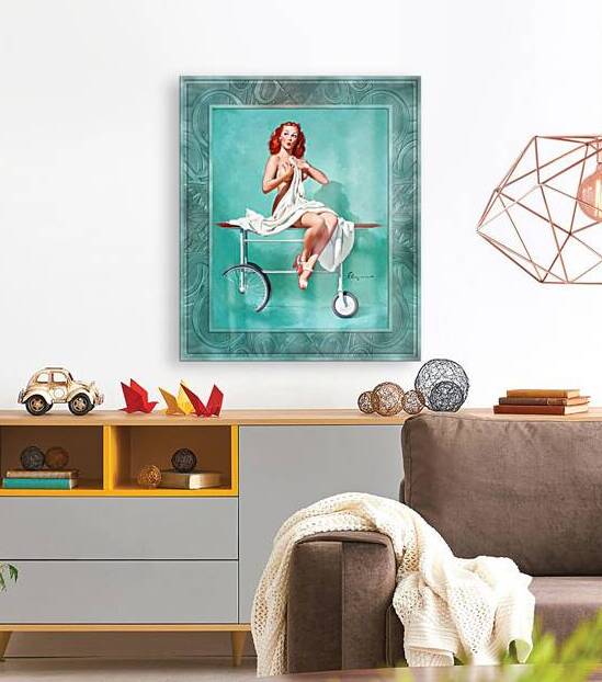 Wheres The Doctor by Gil Elvgren Vintage Xzendor7 Old Masters Reproductions by xzendor7