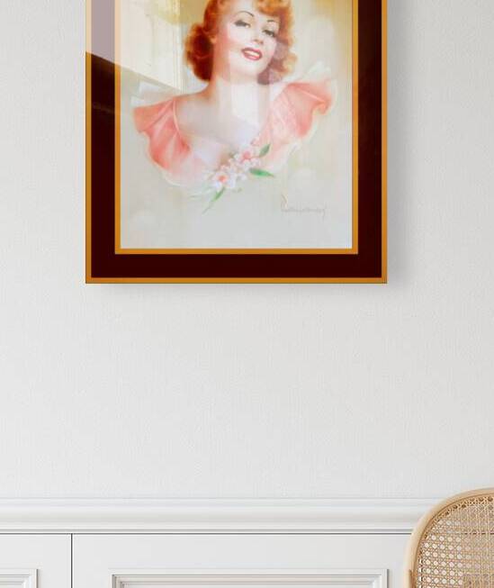 An All American Beauty by Pearl Frush Brudon Vintage Illustration Xzendor7 Art Reproductions by xzendor7