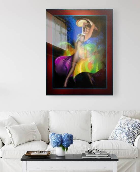 Ripplin Rythm by Rolf Armstrong Classic Remastered Xzendor7 Old Masters Art Reproductions by xzendor7