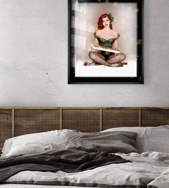 Cigarette Girl by Al Moore Remastered Xzendor7 Vintage Old Masters Reproductions by xzendor7