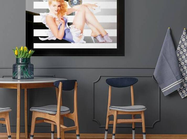 Order Please by Alberto Vargas Remastered Xzendor7 Vintage Art Old Masters Reproductions by xzendor7