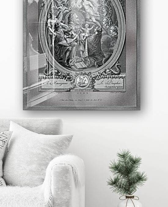 Allegory in Honor of Henri IV by Francois  Queverdo Remastered Xzendor7 Classical Fine Art Old Masters Reproductions by xzendor7