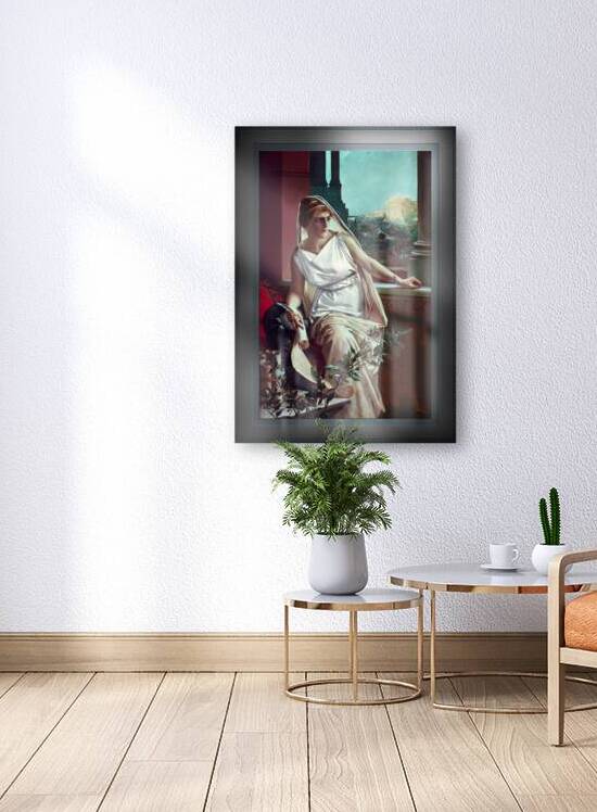 Hypatia c1889 by Julius Kronberg Remastered Xzendor7 Classical Art Old Masters Reproductions by xzendor7