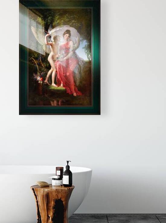 Erato Muse of Lyrical Poetry by Charles Meynier Remastered Xzendor7 Classical Fine Art Old Masters Reproductions by xzendor7