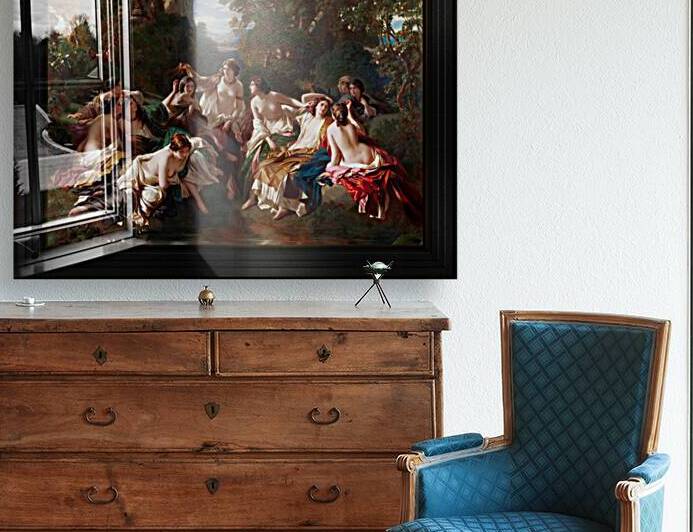 Florinda by Franz Xaver Winterhalter Classical Fine Art Xzendor7 Old Masters Reproductions by xzendor7