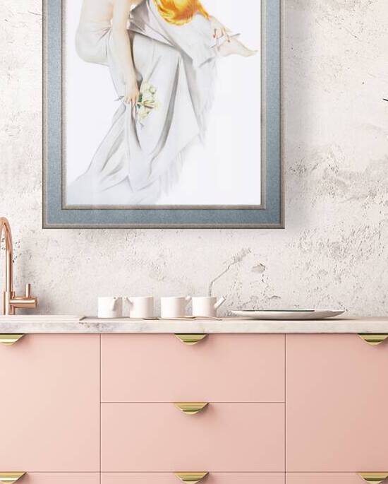 Art Deco Glamour Girl by Alberto Vargas Remastered Vintage Retro Xzendor7 Art Reproductions by xzendor7