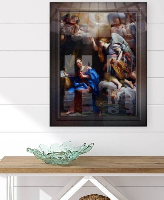 The Annunciation by Carlo Maratta Remastered Xzendor7 Classical Fine Art Old Masters Reproductions by xzendor7