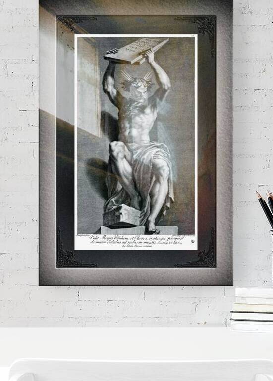 Moses by Domenico Cunego Remastered Xzendor7 Classical Fine Art Old Masters Reproductions by xzendor7