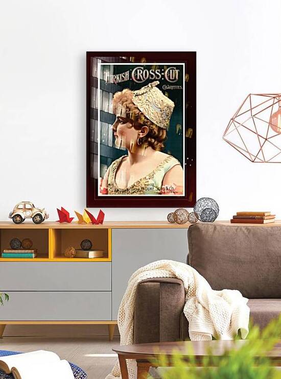 Turkish Cross Cut Cigarettes by Knapp Co Remastered Vintage Retro Xzendor7 Art Reproductions by xzendor7
