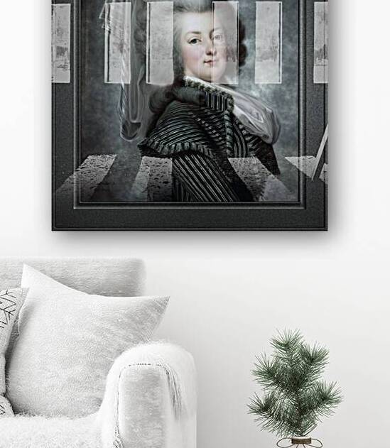 Marie Antoinette Queen Of France In Hunting Attire by Adolf Ulrik Wertmuller Remastered Xzendor7 Classical Fine Art Old Masters Reproductions by xzendor7