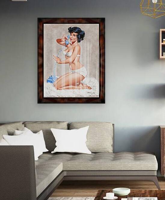 Hello by Arthur Sarnoff Remastered Vintage Retro Xzendor7 Art Reproductions by xzendor7