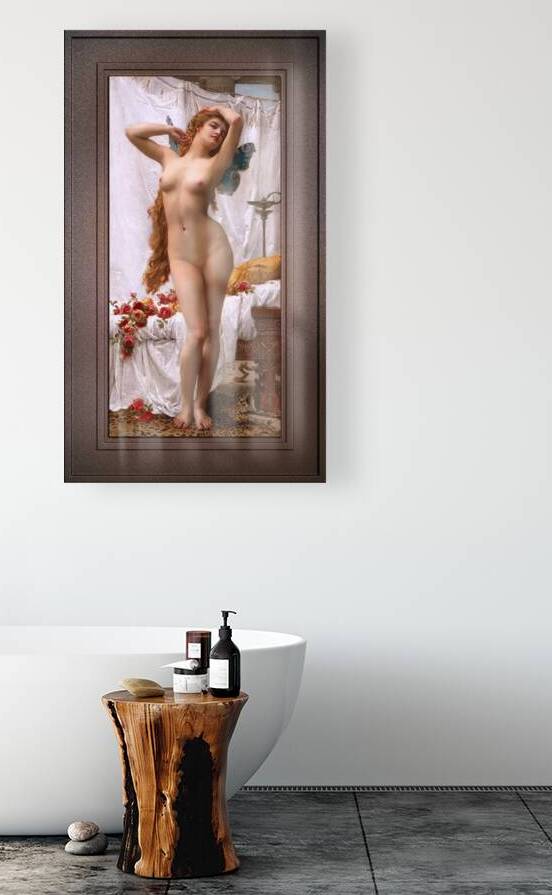 The Awakening of Psyche by Guillaume Seignac Remastered Xzendor7 Classical Art Reproductions by xzendor7