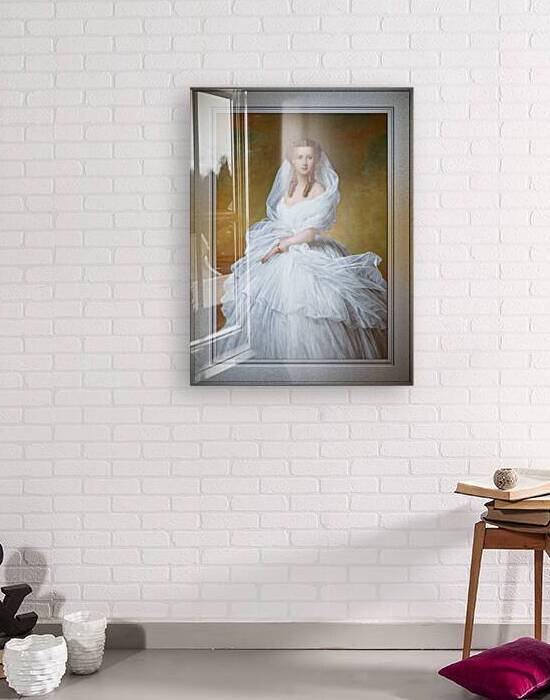 Portrait Of Princess Alexandra by Richard Lauchert Classical Art Xzendor7 Old Masters Reproductions by xzendor7