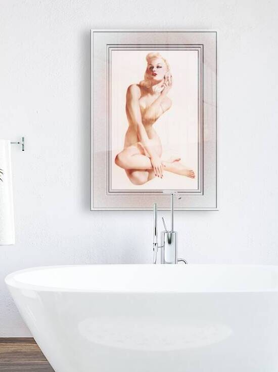 The Call Pinup Illustration by Alberto Vargas Remastered Vintage Retro Xzendor7 Art Reproductions by xzendor7