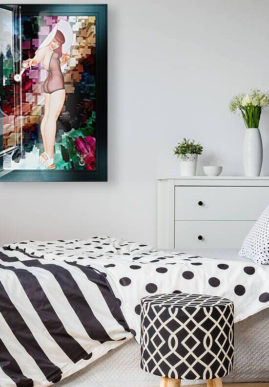 Its For You Pinup Girl Calendar Illustration by George Petty Remastered Vintage Art Xzendor7 Reproductions by xzendor7