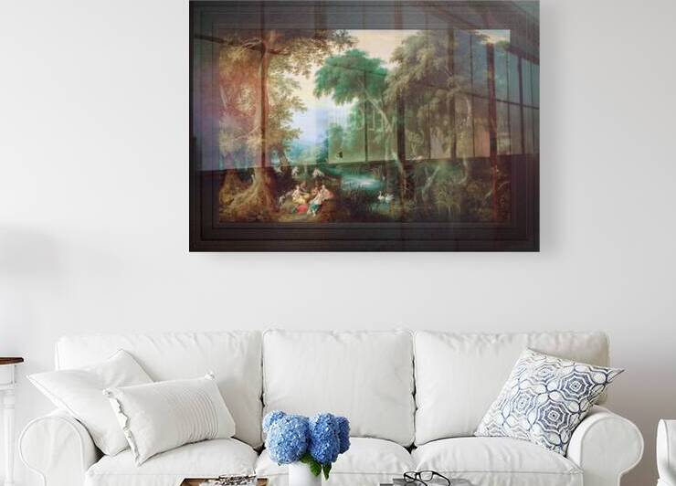 Diana and Her Nymphs by Francken and Keirincx Remastered Xzendor7 Classical Fine Art Old Masters Reproductions by xzendor7