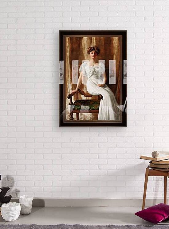 Portrait of The Hon. Mrs Harold Ritchie by John Collier Remastered Xzendor7 Classical Fine Art Old Masters Reproductions by xzendor7