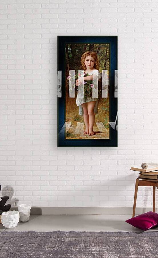 Fleurs De Printemps by William Bouguereau Remastered Xzendor7 Classical Fine Art Old Masters Reproductions by xzendor7
