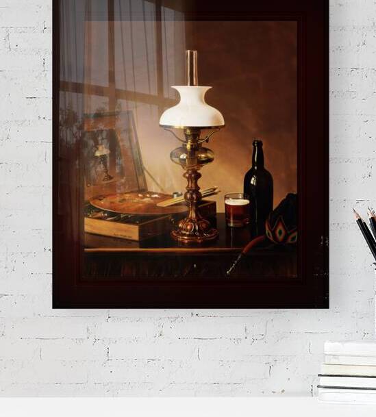 Still Life In The Atelier by Ferdinand von Wright Remastered Xzendor7 Classical Fine Art Old Masters Reproductions by xzendor7