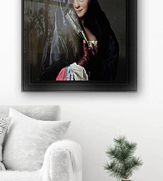 The Lady with the Veil by Alexander Roslin Remastered Xzendor7 Classical Art Old Masters Reproductions by xzendor7