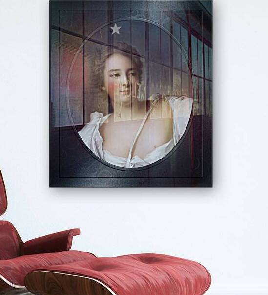 Portrait dAnne-Marie de Mailly-Nesle by School of French Art Remastered Xzendor7 Classical Fine Art Old Masters Reproductions by xzendor7