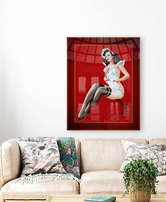 The Maid by Peter Driben Remastered Vintage Retro Xzendor7 Art Reproductions by xzendor7