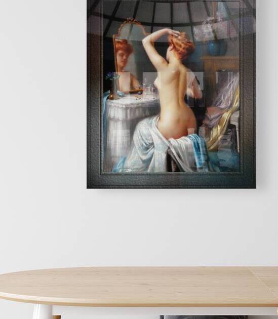 Dans Le Boudoir by Delphin Enjolras Remastered Xzendor7 Classical Fine Art Old Masters Reproductions by xzendor7