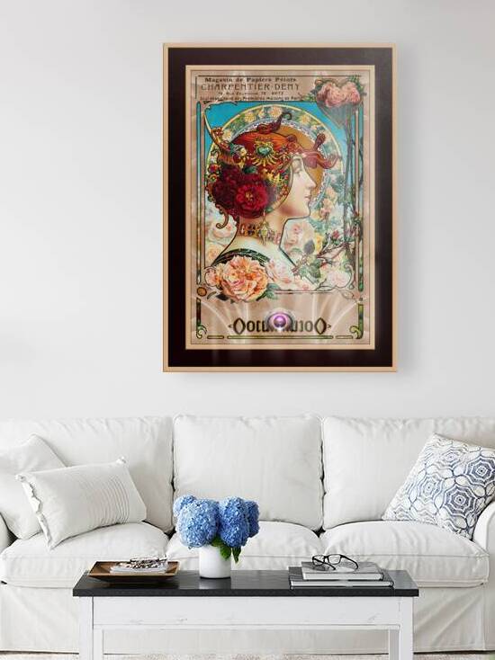 Charpentier-Deny by Louis-Theophile Hingre Vintage Art Xzendor7 Old Masters Reproductions by xzendor7