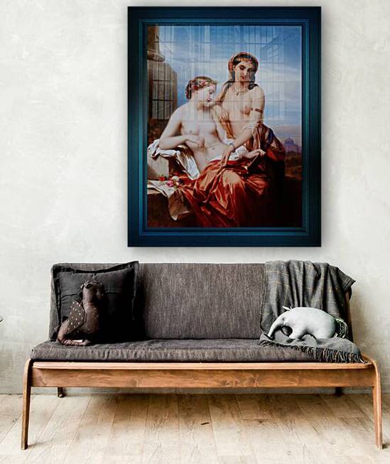 The Orient and the Occident by Nicaise de Keyser Remastered Xzendor7 Classical Fine Art Old Masters Reproductions by xzendor7
