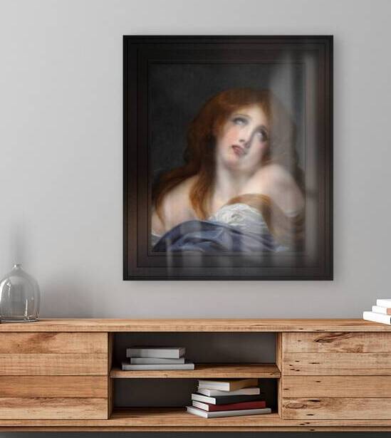 Female Portrait by Jean-Baptiste Greuze Remastered Xzendor7 Classical Fine Art Old Masters Reproductions by xzendor7