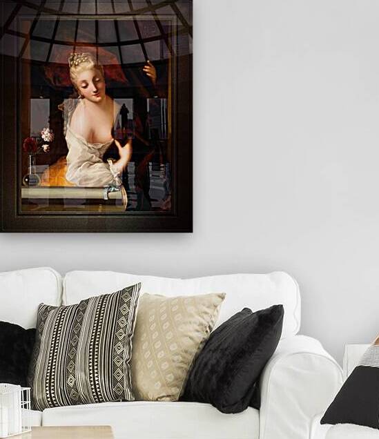 A Lady At A Window by Jean Raoux Remastered Xzendor7 Classical Fine Art Old Masters Reproductions by xzendor7