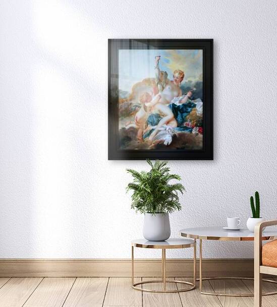 Venus desarmant Cupidon From The Workshop of Francois Boucher Remastered Xzendor7 Classical Fine Art Old Masters Reproductions by xzendor7
