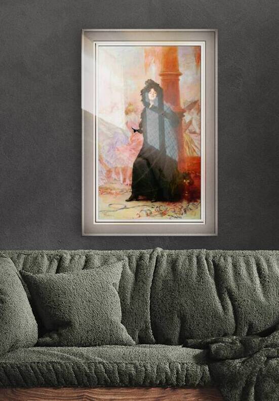 Baile de Mascaras by Frederik Hendrik Kaemmerer Remastered Xzendor7 Classical Fine Art Old Masters Reproductions by xzendor7