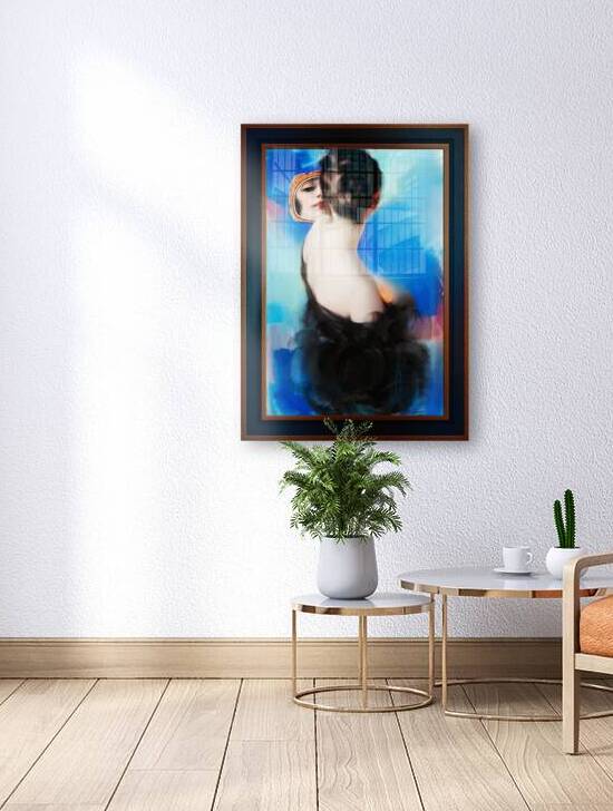 Elegance In Black American Sunday Cover Illustration by Rolf Armstrong Remastered Xzendor7 Vintage Art Old Masters Reproductions by xzendor7