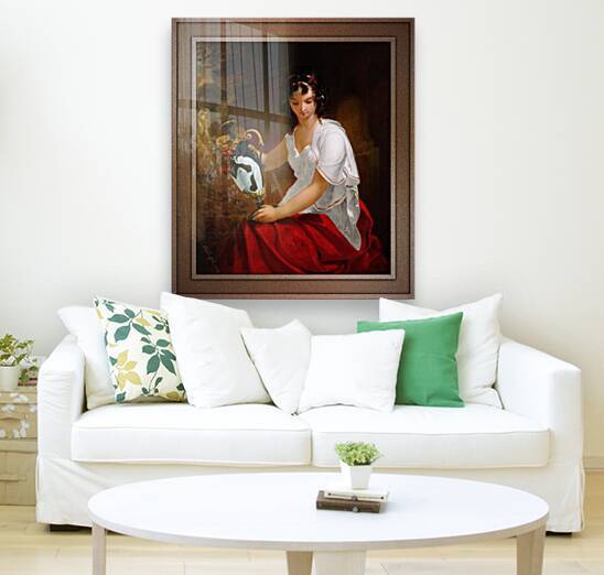 Nydia The Blind Girl Of Pompeii by Emanuel Gottlieb Leutze Remastered Xzendor7 Classical Fine Art Old Masters Reproductions by xzendor7