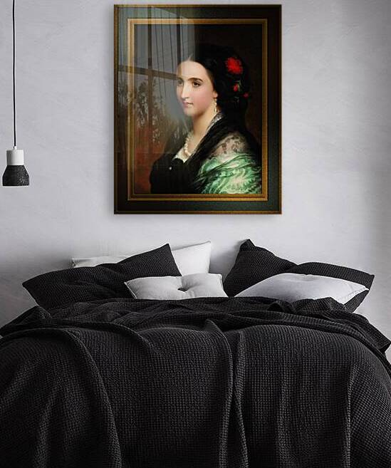 Empress Carlota of Mexico by Hermann Winterhalter Remastered Xzendor7 Classical Fine Art Old Masters Reproductions by xzendor7