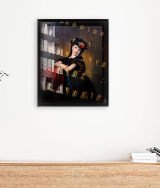 Madchenportrat by Samuel Baruch Ludwig Halle Remastered Xzendor7 Classical Fine Art Old Masters Reproductions by xzendor7