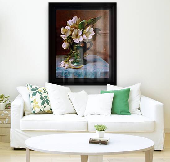 Peonies In A Vase by Austrian Painter Hans Zatzka by xzendor7