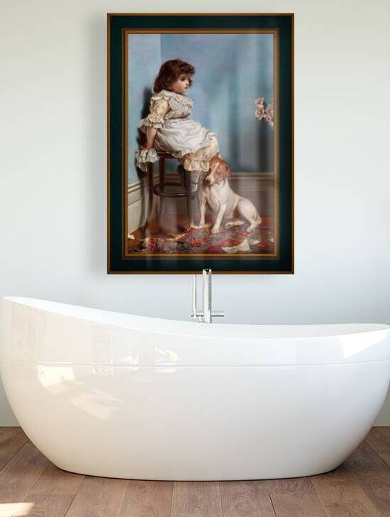 Zwei schlechte Gewissen by Karl Reichert Remastered Xzendor7 Classical Fine Art Old Masters Reproductions by xzendor7