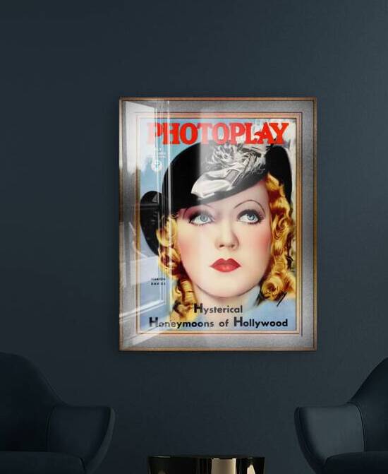Marion Davies Photoplay Magazine July Issue HRA by Earl Christy Remastered Vintage Retro Xzendor7 Art Reproductions by xzendor7