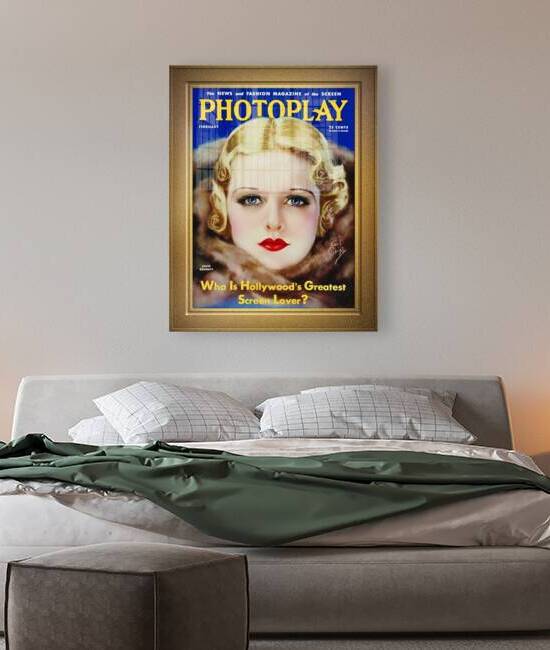Joan Bennett Photoplay Magazine February Issue NSE by Earl Christy Remastered Vintage Retro Xzendor7 Art Reproductions by xzendor7