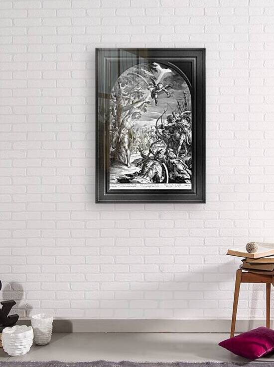The Martyrdom of St. Sebastian by Jan Harmensz. Muller Remastered Xzendor7 Classical Fine Art Old Masters Reproductions by xzendor7
