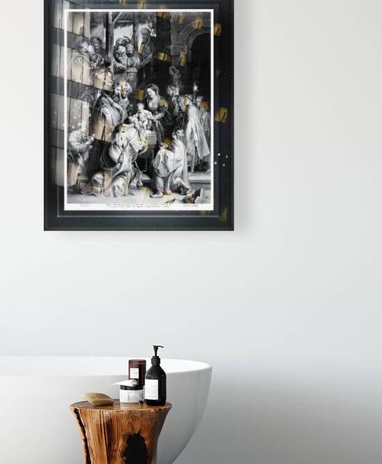 The Adoration of the Magi with Torches by Nicolaes Lauwers Remastered Xzendor7 Classical Fine Art Old Masters Reproductions by xzendor7
