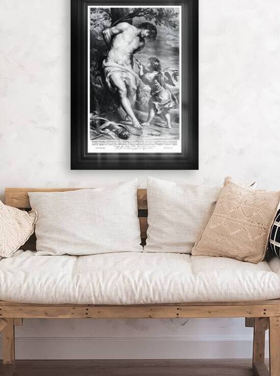 St. Sebastian by Paulus Pontius Remastered Xzendor7 Classical Fine Art Old Masters Reproductions by xzendor7