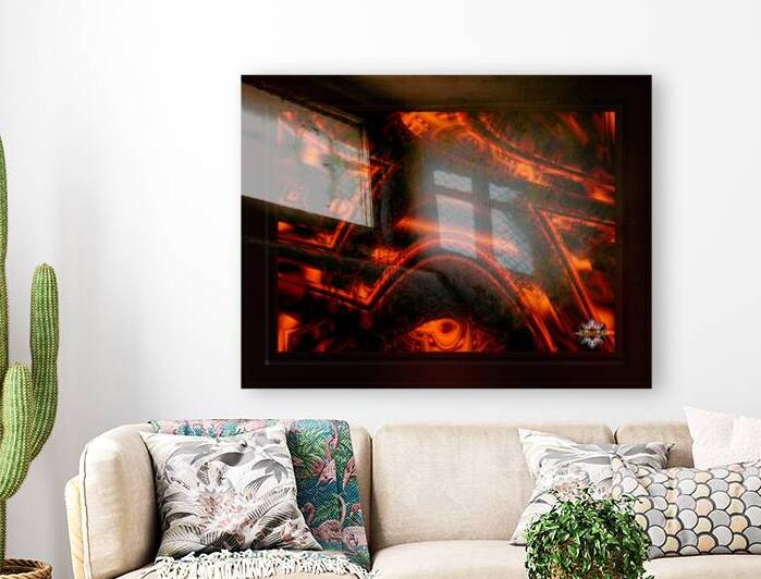 Corridors Of The Deep Geometric Digital Abstract Art by Xzendor7 by xzendor7