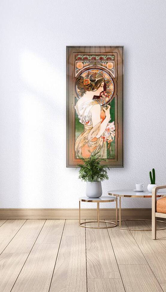 Primrose by Alphonse Mucha Vintage Art Xzendor7 Old Masters Reproductions by xzendor7