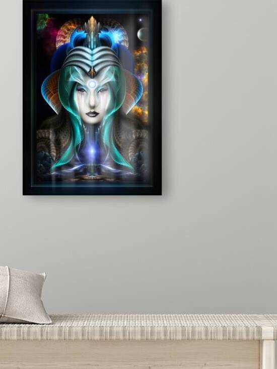 Portrait Of Cyiria Fractal Art Sci-Fi Fantasy Art Composition by Xzendor7 by xzendor7